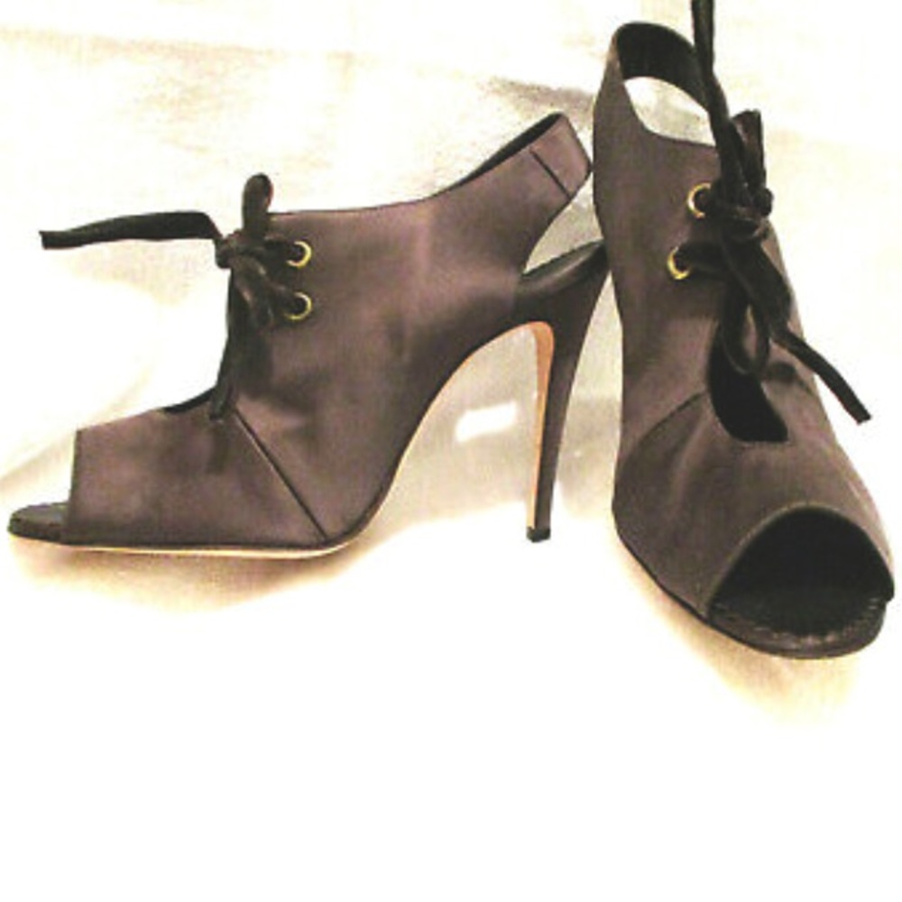 New Manolo Blahnik Bandir Chocolate Brown Satin Pumps Heels Milly Sexy Shoes